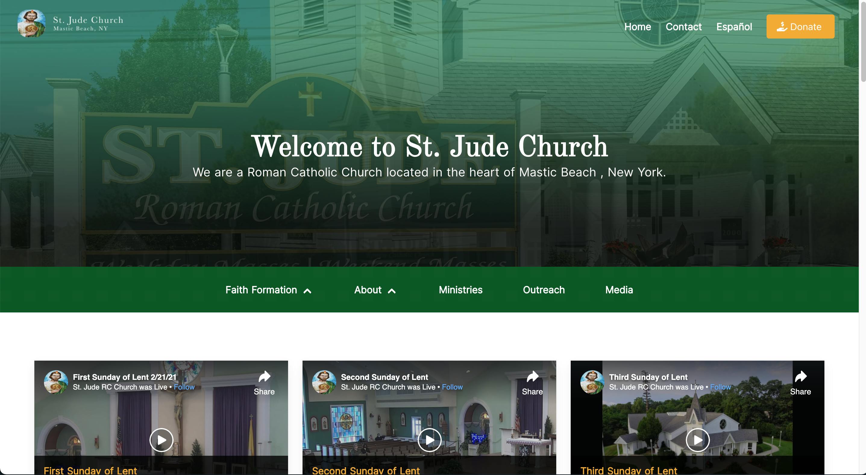 St. Jude Church Homepage