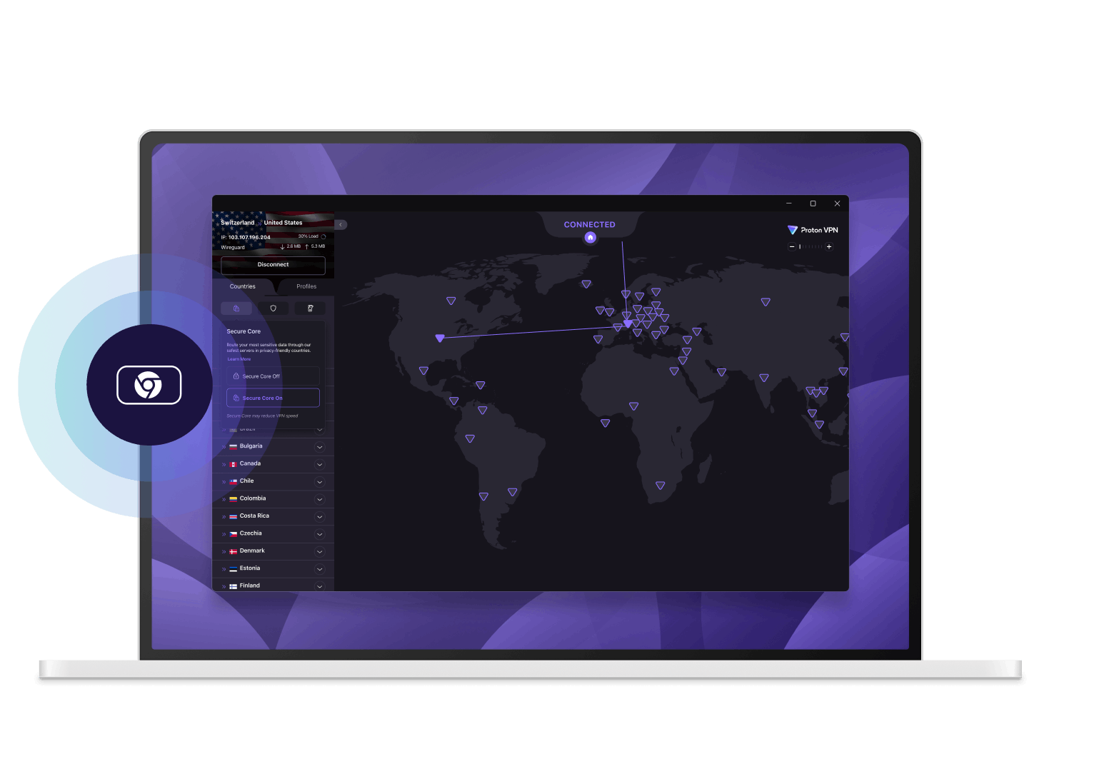 Een vertrouwde en eenvoudig te gebruiken VPN-app voor Chromebook