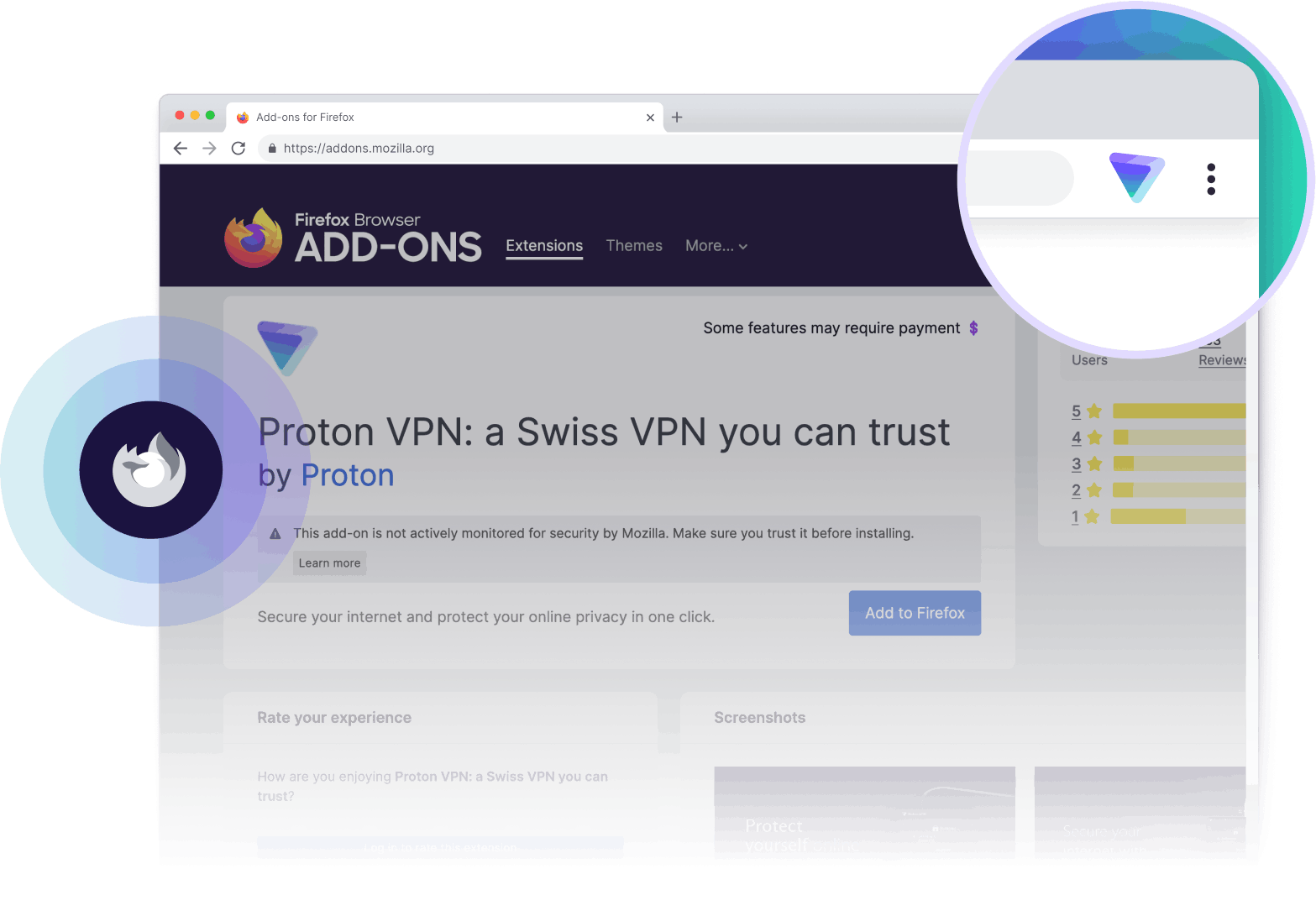 Open-source a důvěryhodné rozšíření VPN pro Firefox