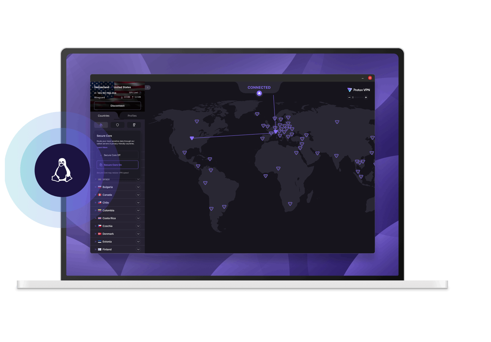 Aplicación VPN para Linux de confianza y fácil de usar