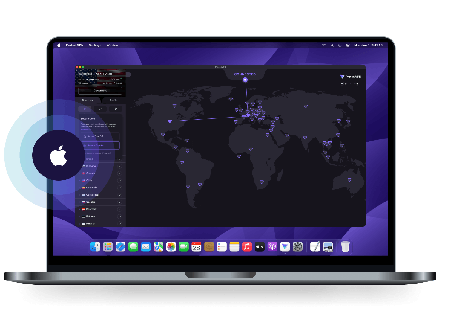 An easy-to-use VPN app for Mac