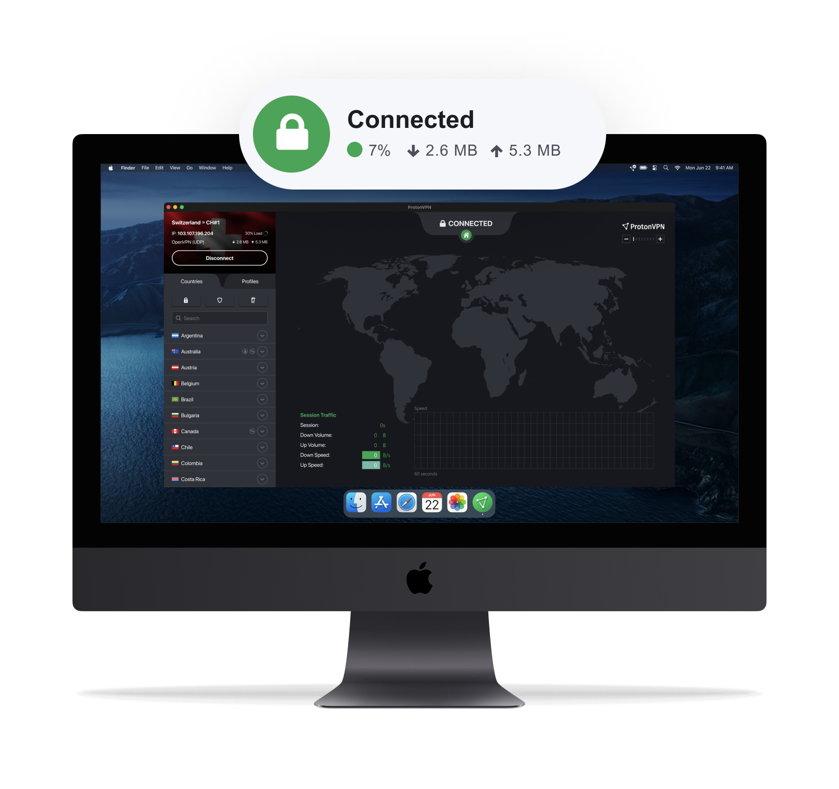 download the new for apple ProtonVPN Free 3.1.0