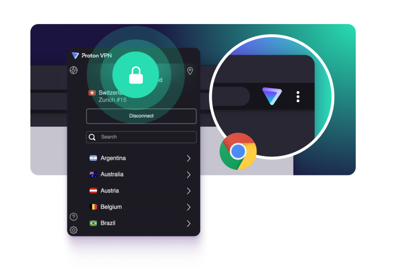 Chrome için bir VPN indirin Proton VPN Proton VPN