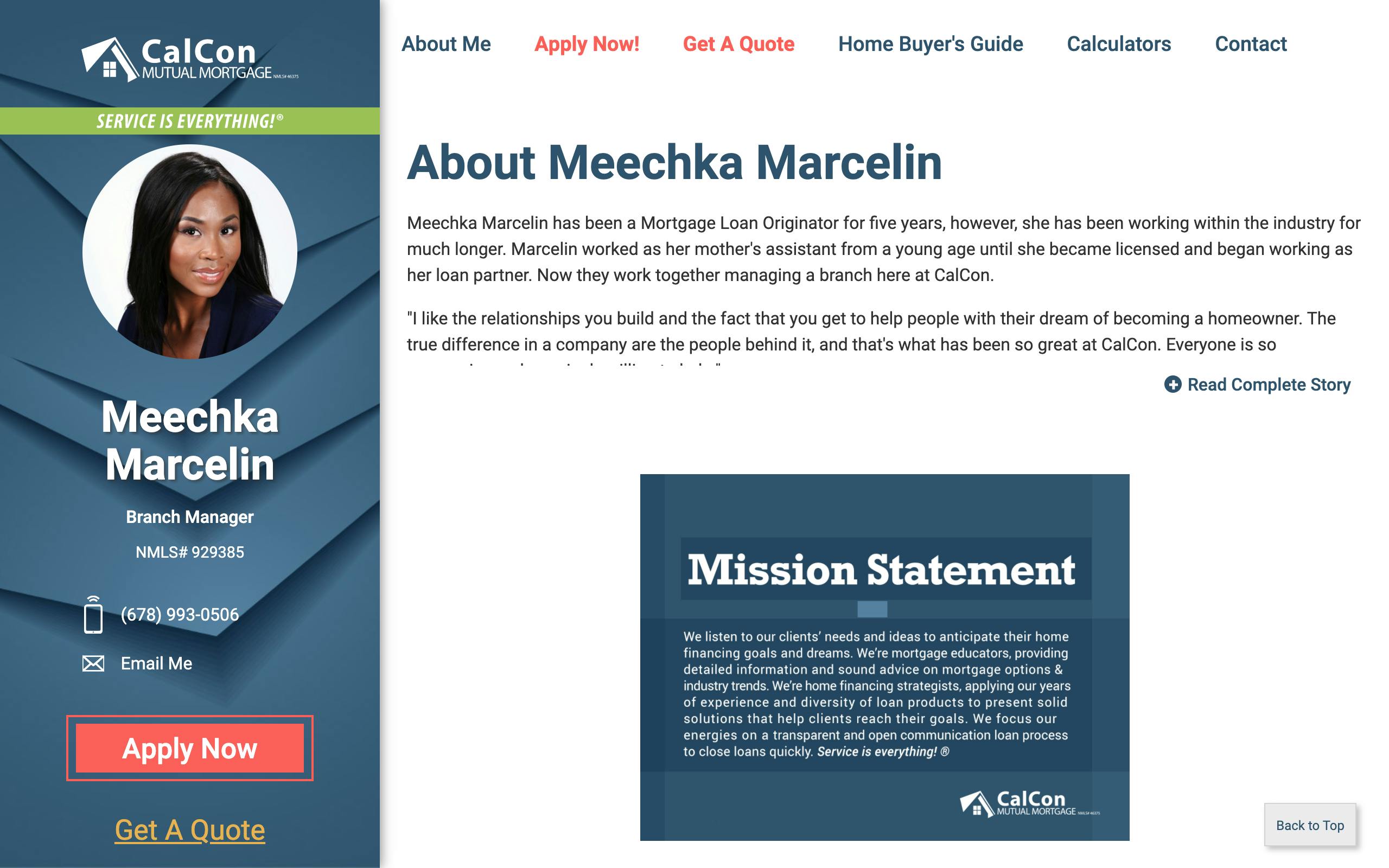 Corporate Personal Portfolio Landing Page
