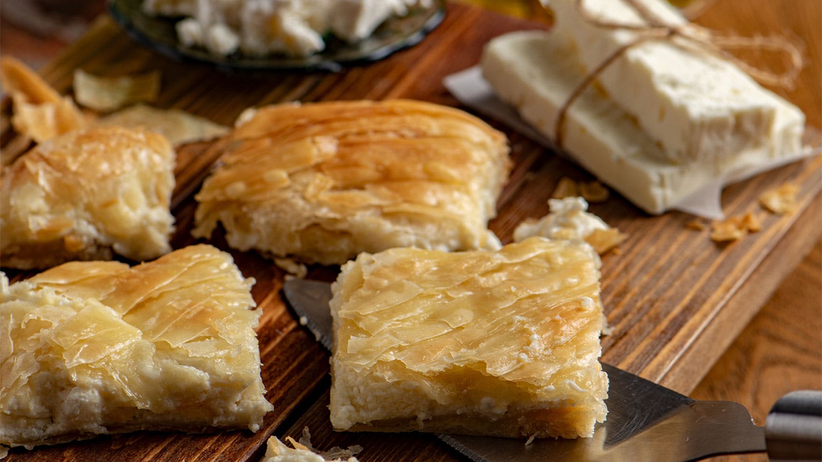 Traditional pies with filo