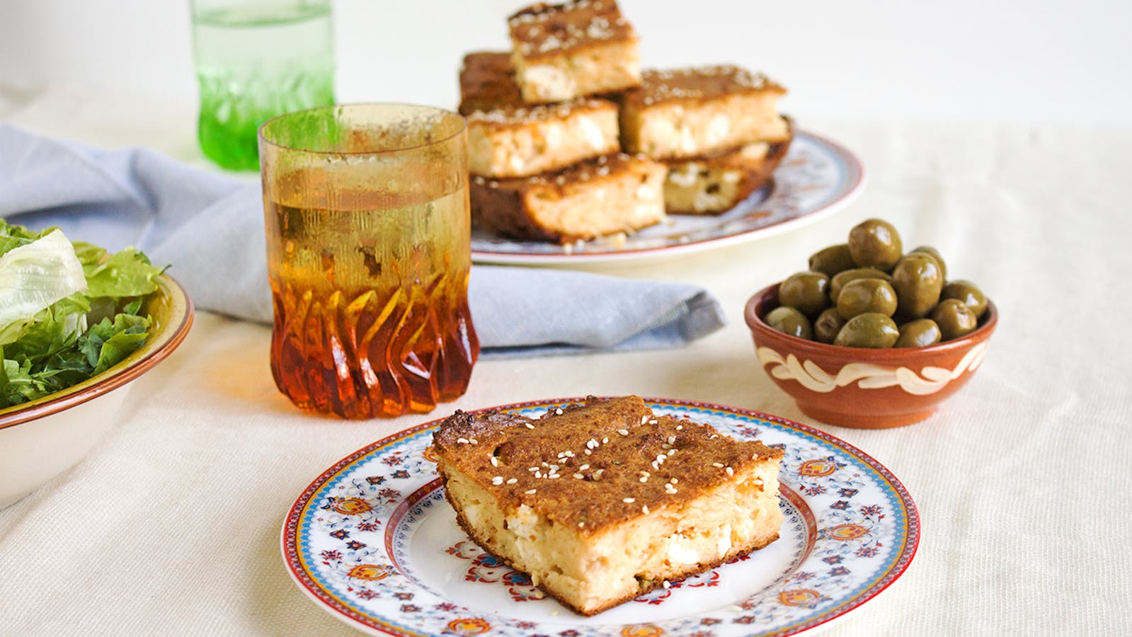 Τarte au fromage et au yaourt