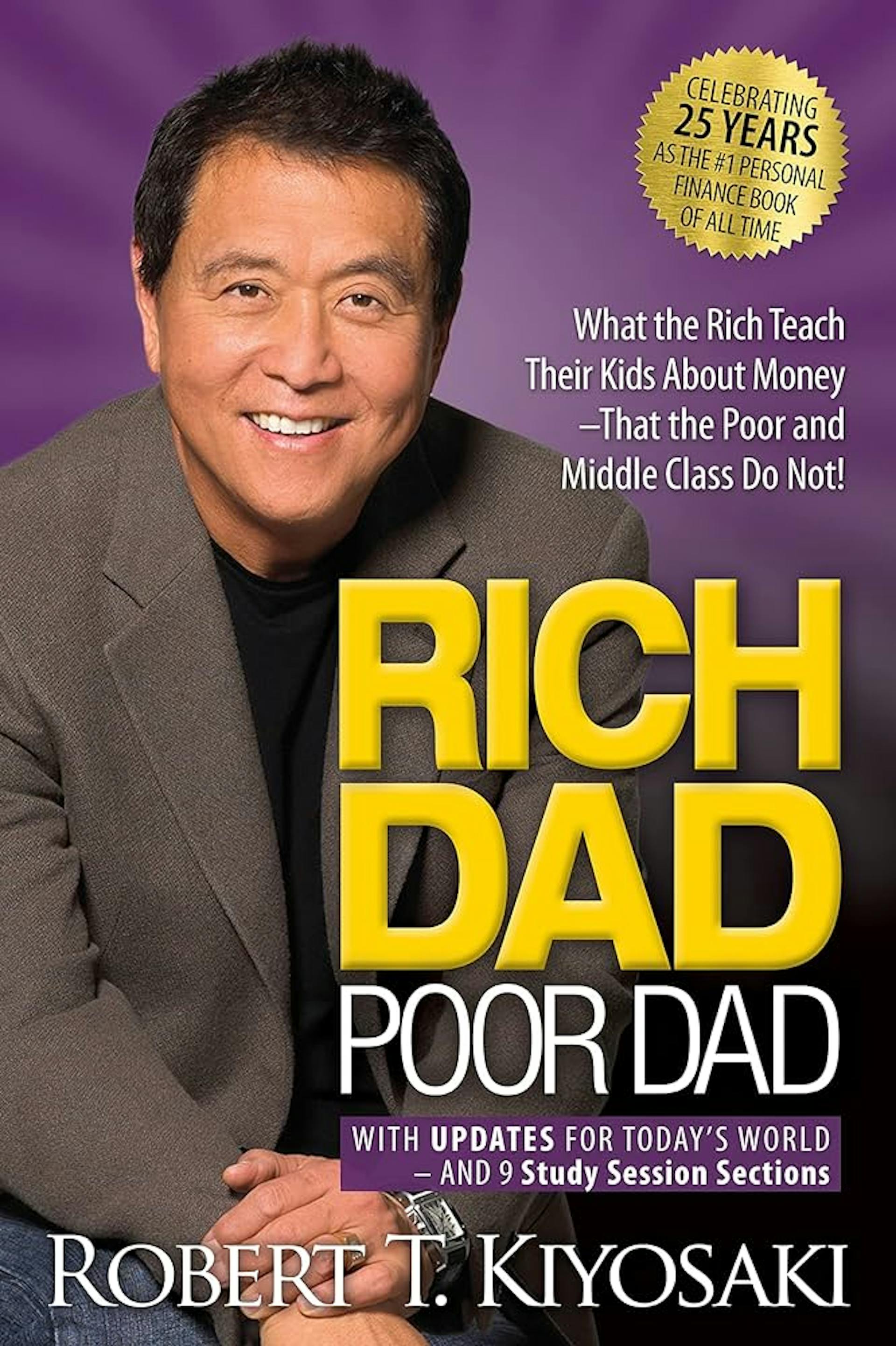 book cover of rich dad poor dad

