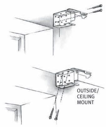 Installation: Inside Mount vs Outside Mount - Blind Spot