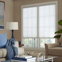 cellular shades in a living room
