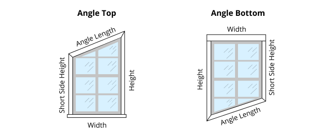 blinds for angled windows