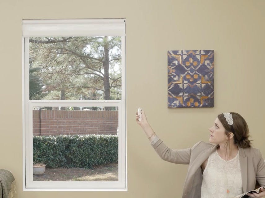 Cellular Shade Motorization - Lowering