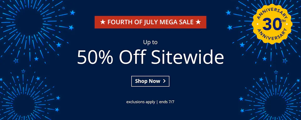 Up to 50% Off Sitewide