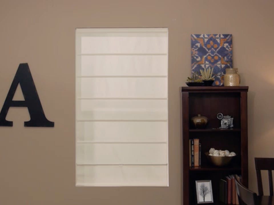 Blinds.com Magnetic Cordless Roman Pleat Shade