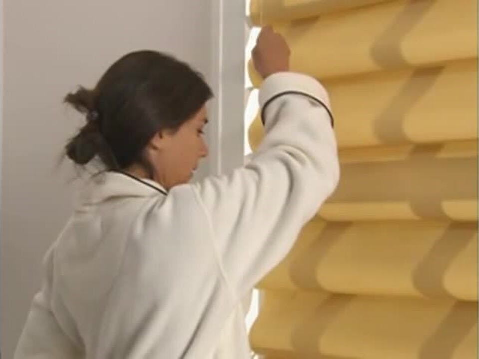 Levolor Fabric Roman Shades with Top Down/Bottom Up