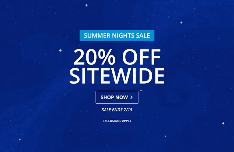 20% Off Sitewide