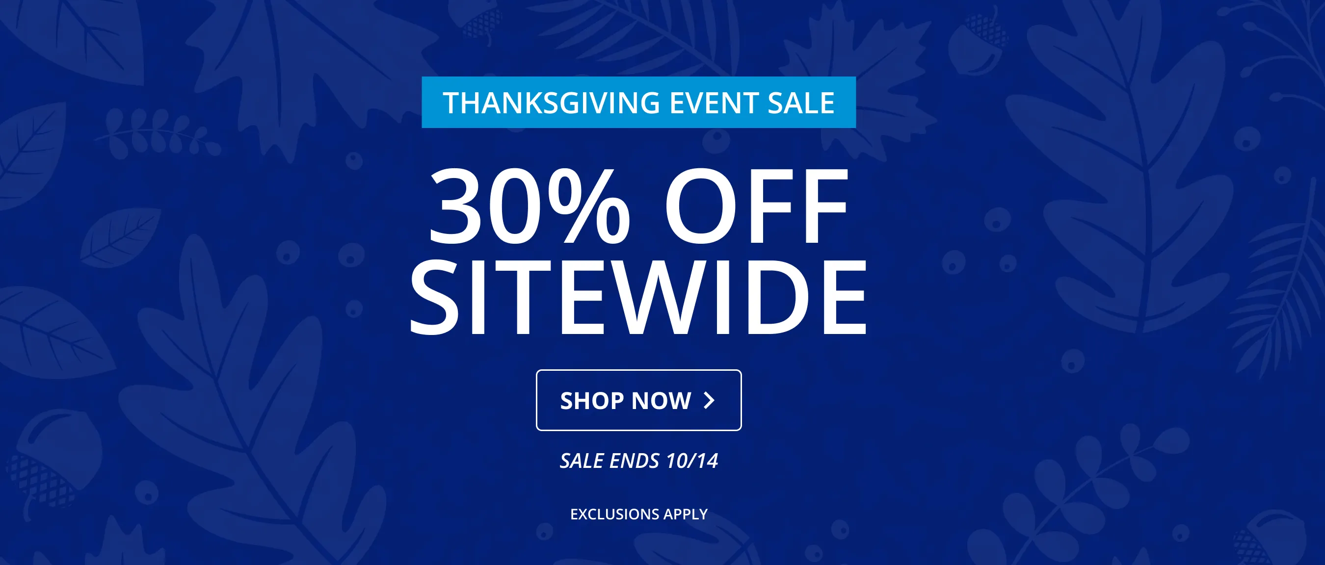 30% Off Sitewide