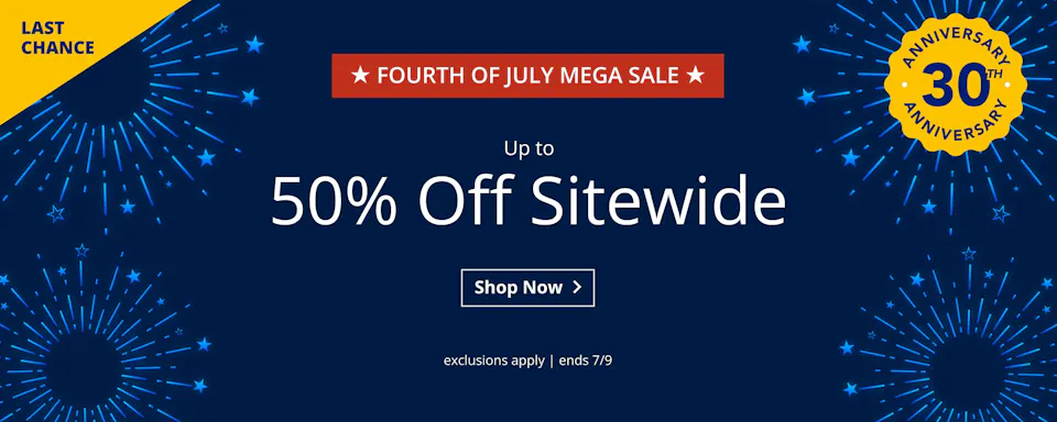 Up to 50% Off Sitewide