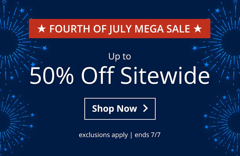 Up to 50% Off Sitewide