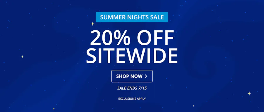 20% Off Sitewide