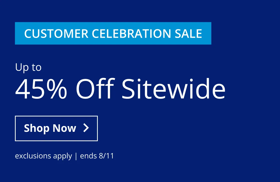 Up to 45% Off Sitewide
