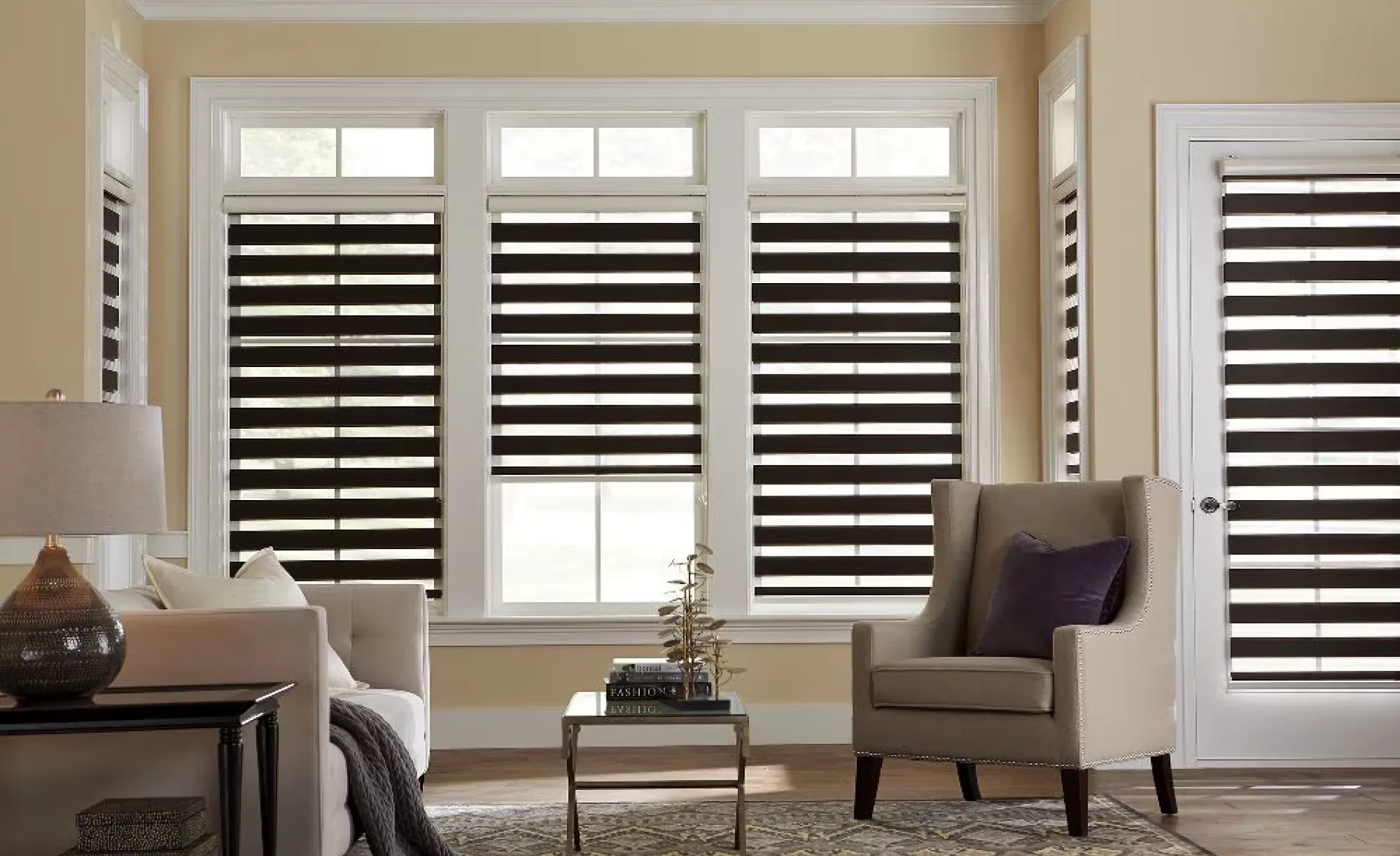 Shutters on windows