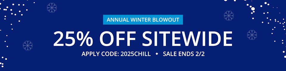 25% OFF SITEWIDE