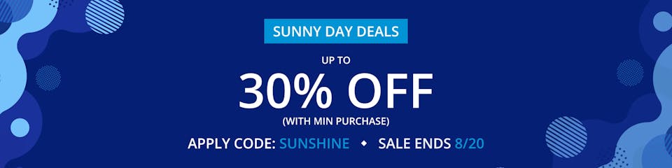 UP TO 30% OFF (WITH MIN PURCHASE) 