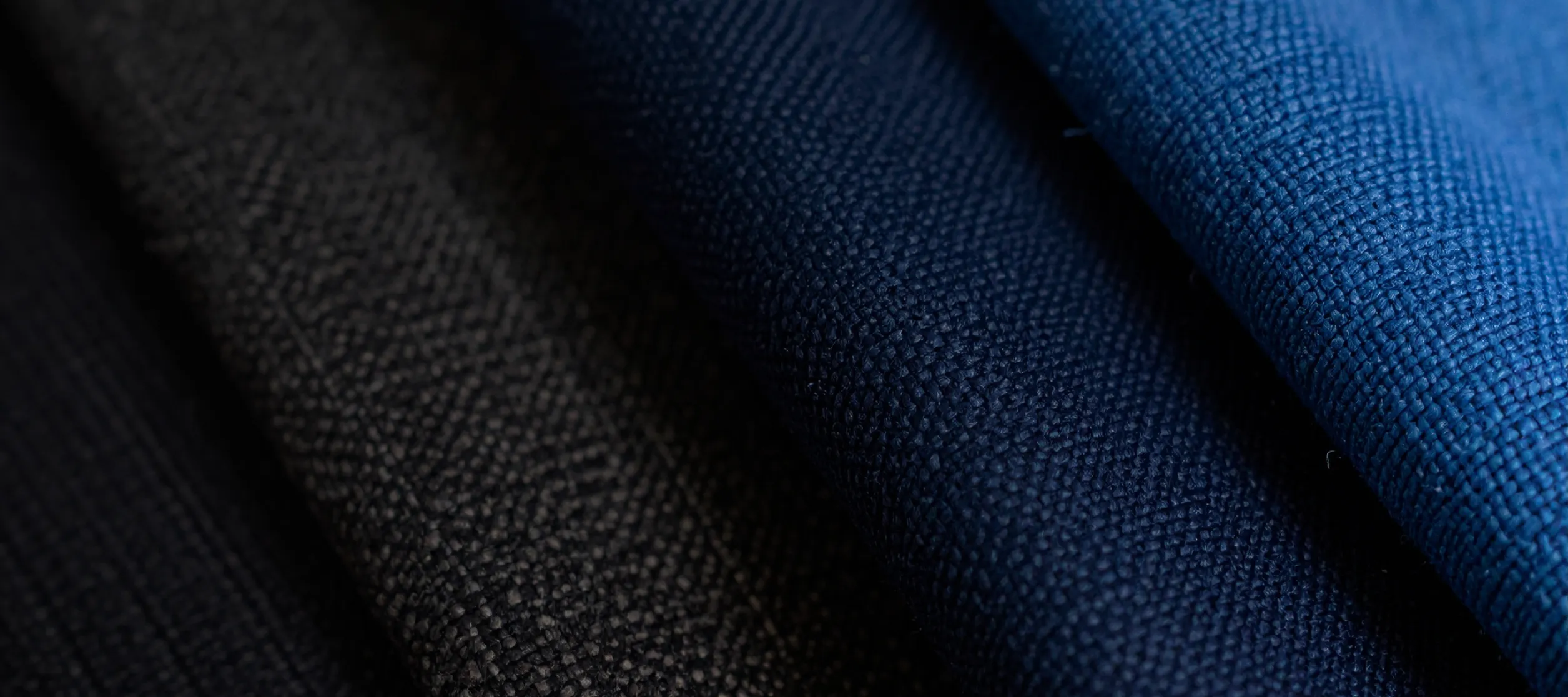 Blue fabric texture