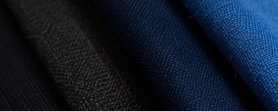 Blue fabric texture