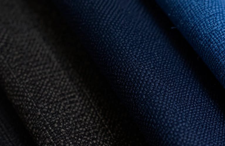 Blue fabric texture