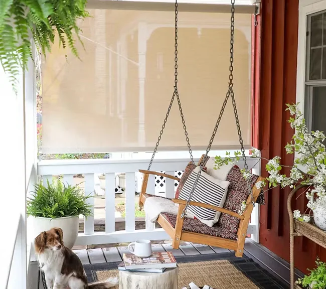 Patio with outdoor shade