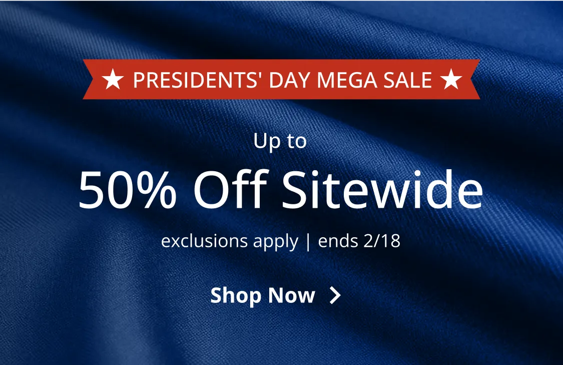 Up to 50% Off Sitewide