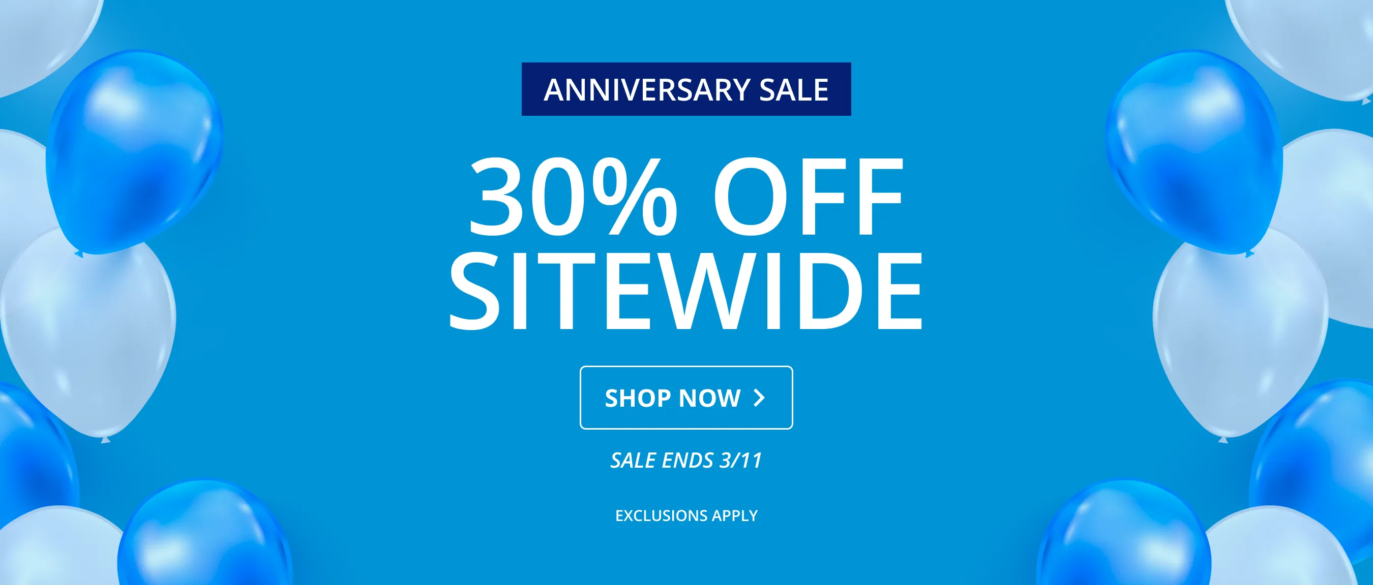 30% OFF SITEWIDE