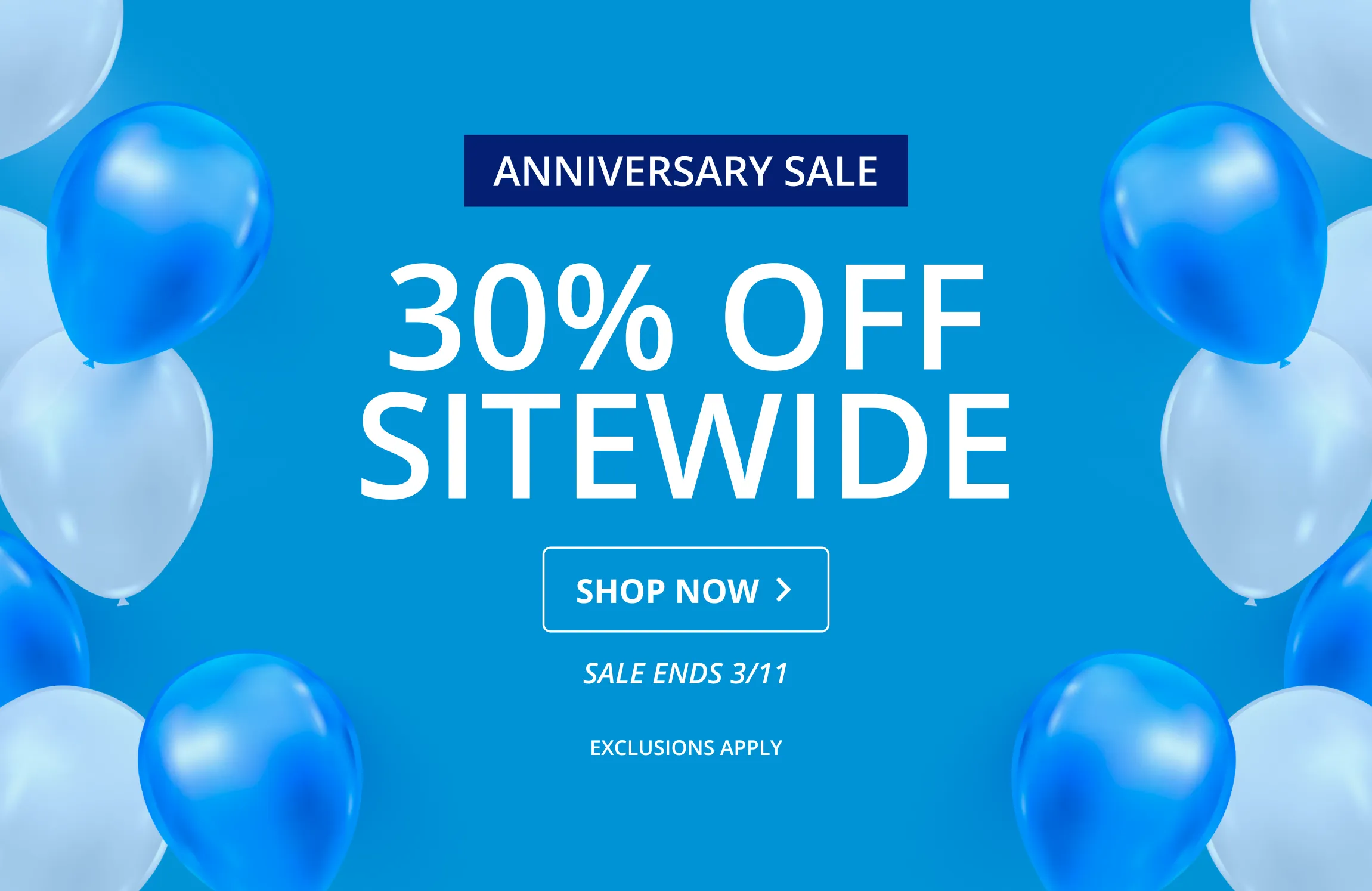 30% OFF SITEWIDE