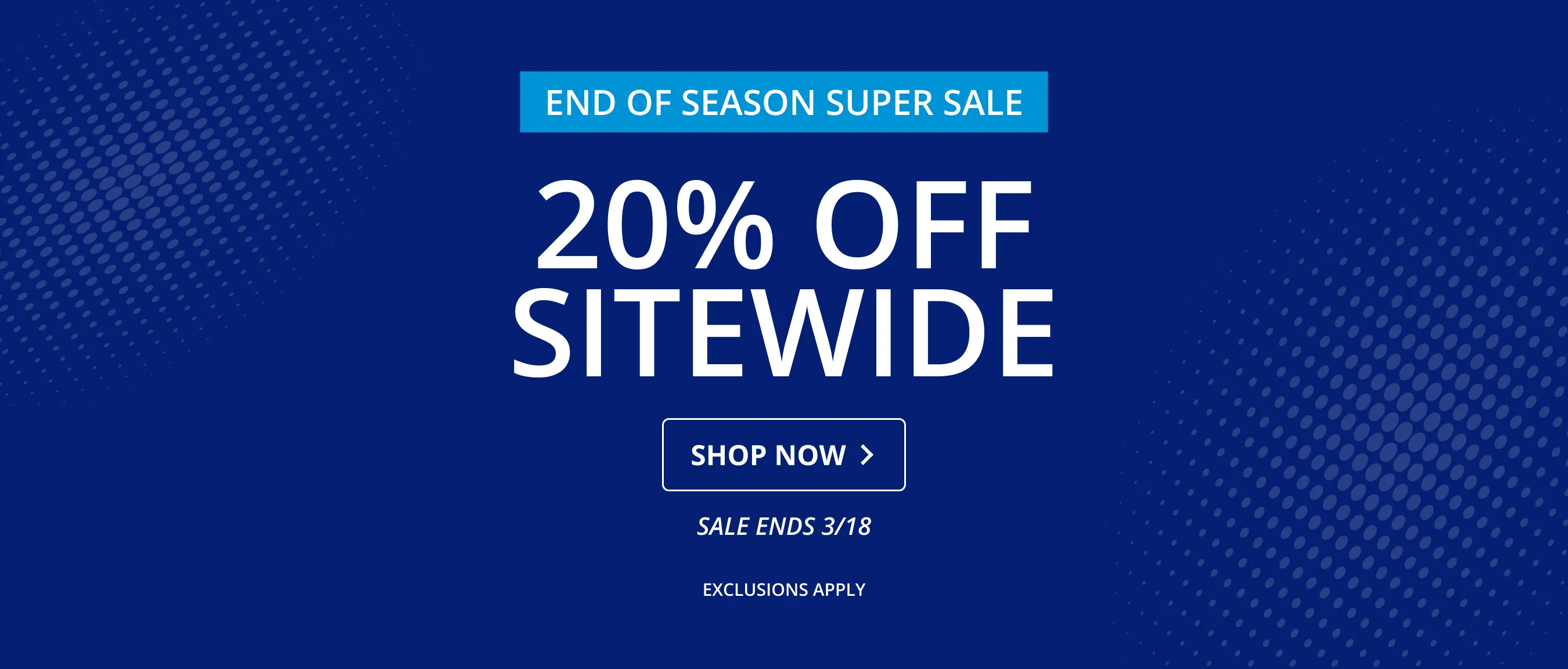 20% Off Sitewide