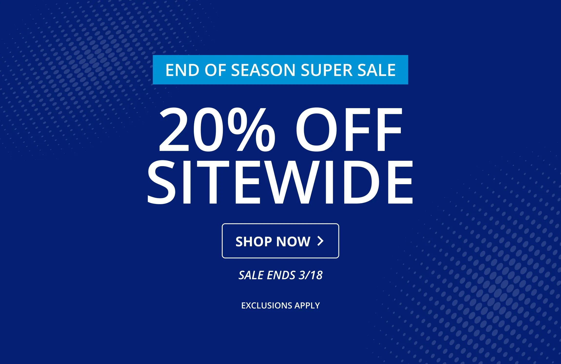 20% Off Sitewide