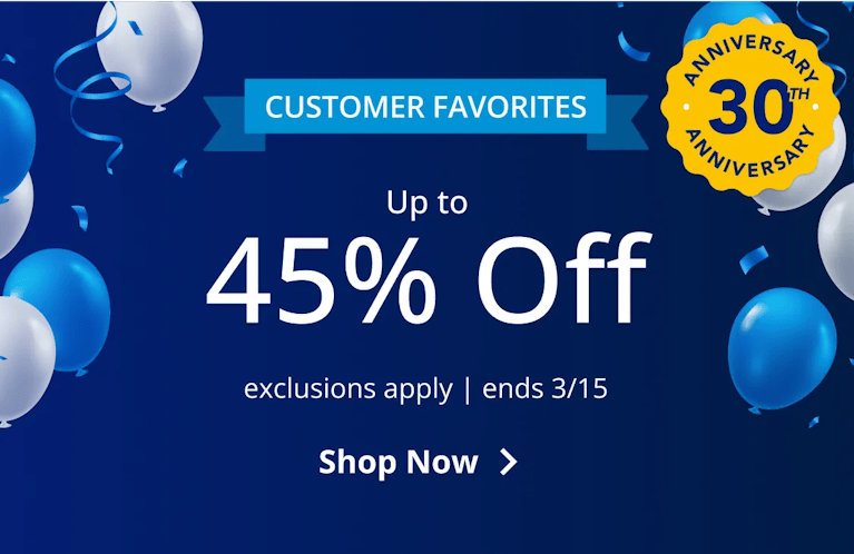 Up to 45% Off