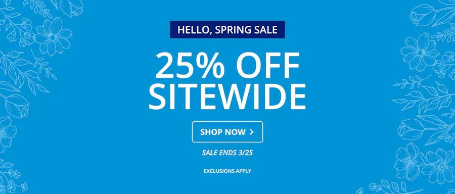 25% Off Sitewide