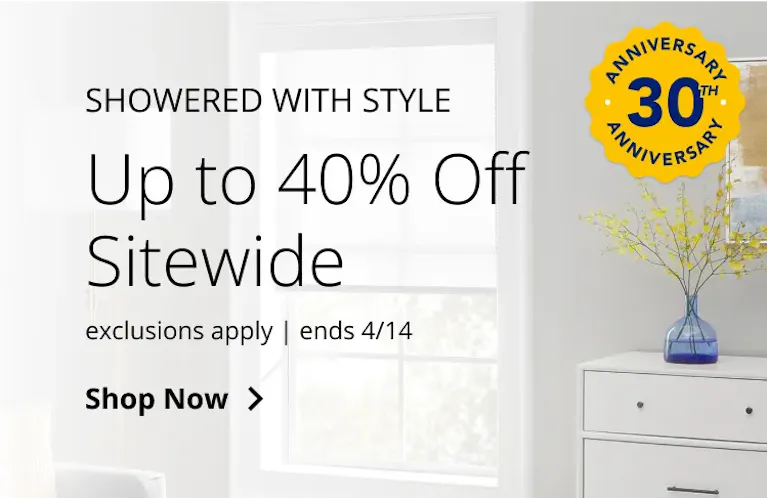 Up to 40% Off Sitewide