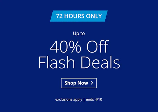 Up to 40% Off Flash Deals