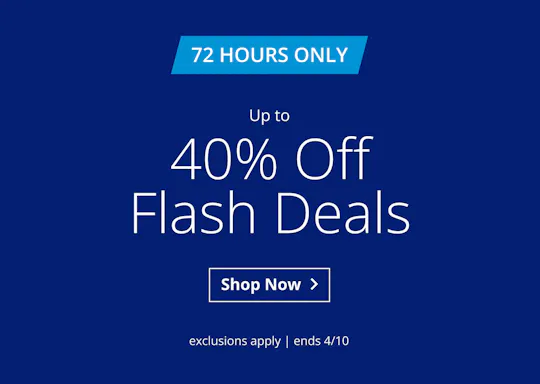 Up to 40% Off Flash Deals