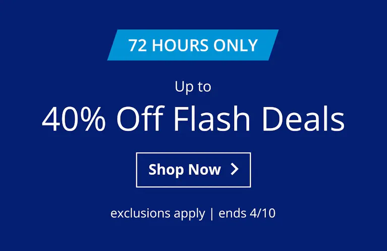 Up to 40% Off Flash Deals