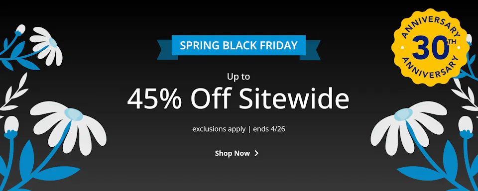 Up to 45% Off Sitewide