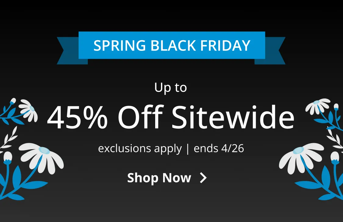 Up to 45% Off Sitewide