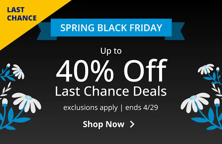 Up to 40% Off Last Chance Deals