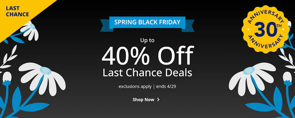 Up to 40% Off Last Chance Deals