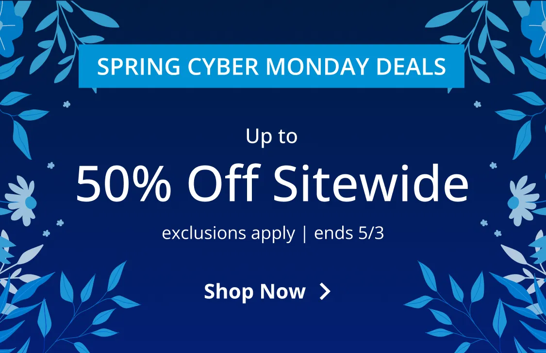 Up to 50% Off Sitewide