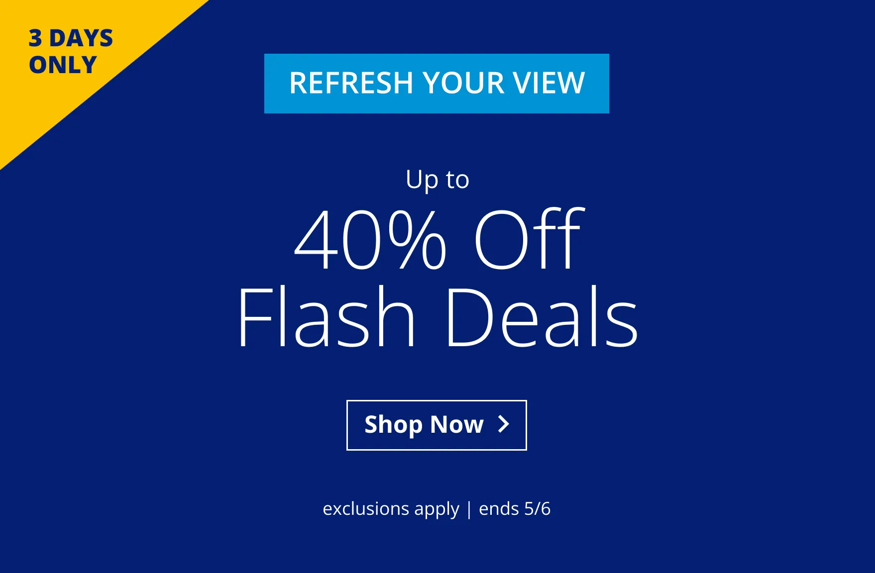 Up to 40% Off Flash Deals