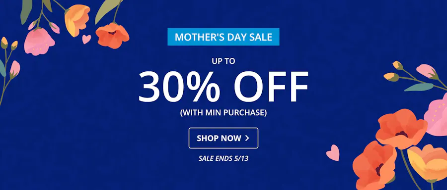 Up to 30% Off