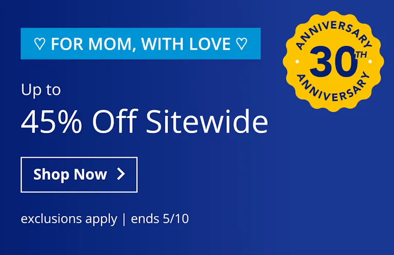 Up to 45% Off Sitewide
